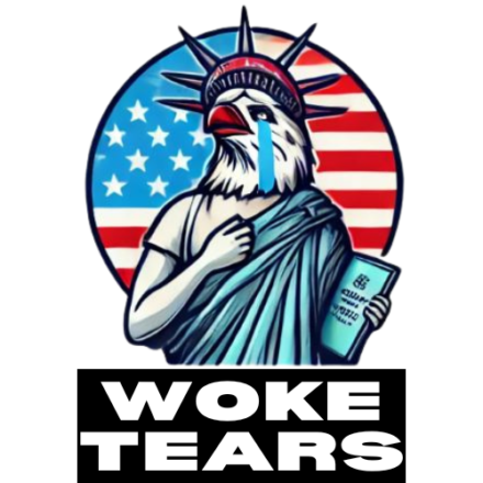 Crying eagle lady liberty - Woke Tears